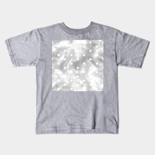 Gray Tie-Dye and Stars Kids T-Shirt